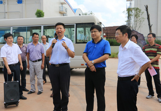 衡阳市蒸湘区、南岳区党政代表团一行到公司参观指导工作